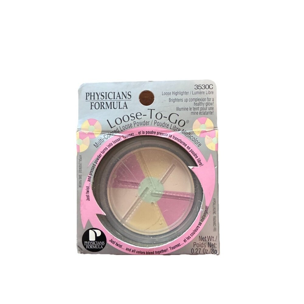 NEW Physicians Formula Loose-To-Go multi-colored loose powder 3530C highlighter